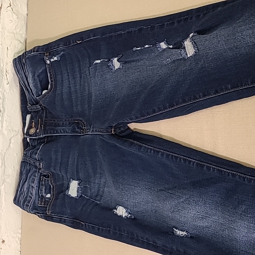 Vervet Distressed Dark Wash Jeans Size 27 Waist